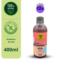 Kit Viver de Kombucha Sabor Uva