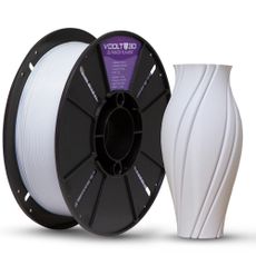 Filamento PLA Branco Dental - High Speed - 1,75mm 1Kg