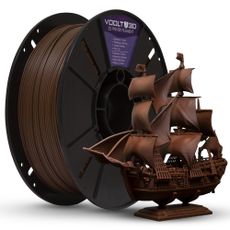 Filamento PLA Marrom Velvet - High Speed - 1,75mm 1Kg