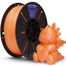 Filamento PLA Laranja Macaron Velvet - High Speed - 1,75mm 1Kg