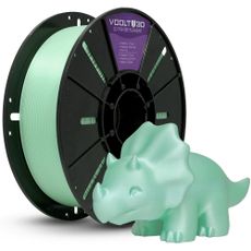 Filamento PLA Verde Macaron Velvet - High Speed - 1,75mm 1Kg