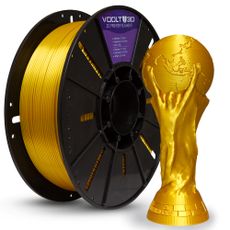 Filamento PLA Dourado V-Silk - High Speed - 1,75mm 1Kg