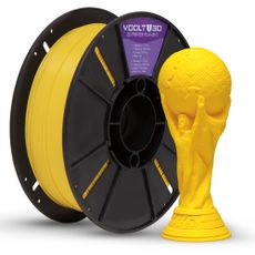 Filamento PLA Amarelo Velvet - High Speed - 1,75mm 1Kg