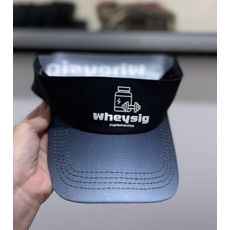 Viseira wheysig com protecao para segurar suor