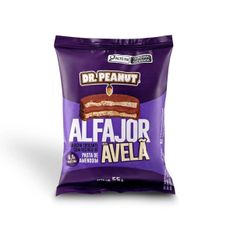 Alfajor dr peanut sem açúcar com whey protein