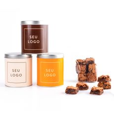 Latinha com Brownie - 25 unid