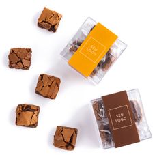 Caixa com 5 Brownies - 25 unid