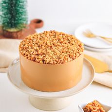 Bolo Doce de Leite com Nozes