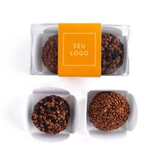 Caixa com 2 Brigadeiros - 25 unid