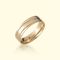 Aliança Ouro 18k 8mm 6grs. modelo Peru valor unitário