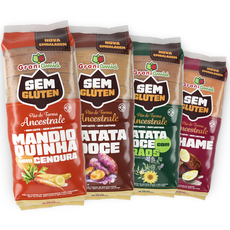 Combo 4 unds. Pães Variados Sem Glúten, Sem Leite, Sem Lactose - Grani Amici