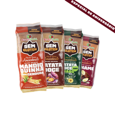 Combo 4 unds. Pães Variados Sem Glúten, Sem Leite, Sem Lactose - Grani Amici