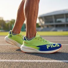 Tênis Fila Racer Speedzone Masculino Verde/Azul/Laranja - F01R00142-7616