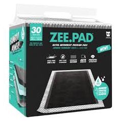 Tapete Higiênico Zee.Pad Preto para Cães Zee.Dog

