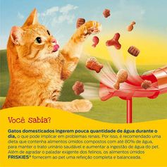 Ração Úmida Nestlé Purina Friskies Peixe Branco ao Molho para Gatos Adultos