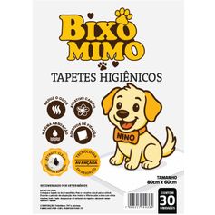 Tapete Higiênico Premium Bixo Mimo 60cm x 55cm