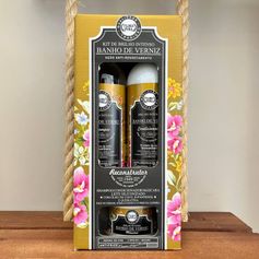 KIT BANHO DE VERNIZ - FLORA PURA