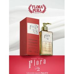 SABONETE LIQUIDO FLORA N2-250ML- FLORA PURA