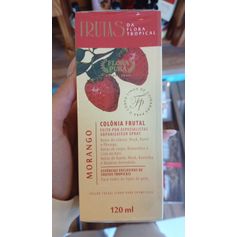 AGUA DE COLONIA DE MORANGO 120ML FLORA PURA