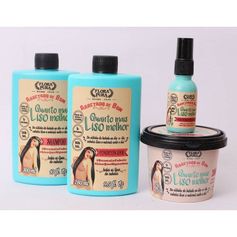 KIT QUANTO MAIS LISO MELHOR FLORA PURA