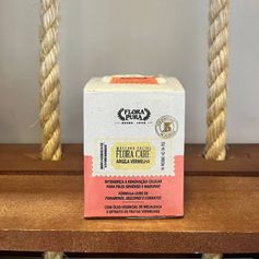 MASCARA FACIAL DE ARGILA VERMELHA -180G-FLORA PURA