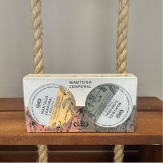 MANTEIGA CORPORAL HIDRATANTE E ESFOLIANTE -140G-FLORA PURA