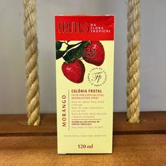 AGUA DE COLONIA DE MORANGO 120ML FLORA PURA