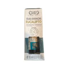 OLEO DE EUCALIPTO-10ML- CONTA GOTA- FLORA PURA