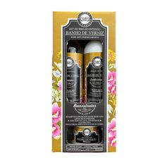 KIT BANHO DE VERNIZ - FLORA PURA