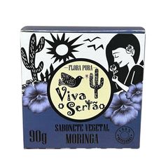 SABONETE ARTESANAL DE MORINGA- 90G-FLORA PURA