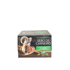 GEL MASSAGEADOR SEBO DE CARNEIRO 250G POTE PRETO