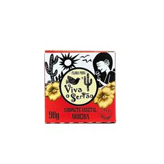 SABONETE VEGETAL DE AROEIRA 90G LINHA VIVA O SERTAO