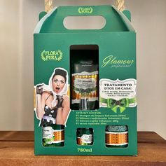 KIT CAPILAR GLAMOUR FLORA D-TOX 780ML