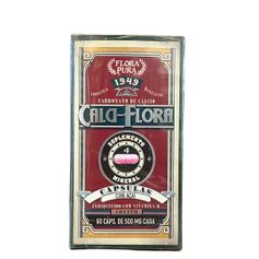 CALCI FLORA D COM AÇAÍ CAPSULA 500MG
