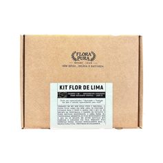 KIT DE FLOR DE LIMA FLORA- LINHA FLORA - 120ML