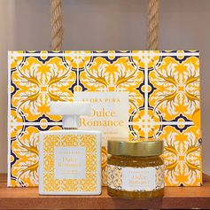 KIT FEMININO DULCE ROMANCE-PERFUME +GELATINA  P/BANHO-F.PURA