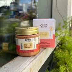 MASCARA FACIAL DE ARGILA VERMELHA -180G-FLORA PURA