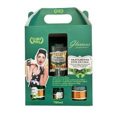KIT CAPILAR GLAMOUR FLORA D-TOX 780ML