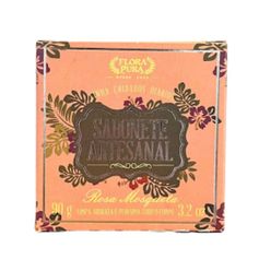 SABONETE ARTESANAL DE ROSA MOSQUETA 90G- FLORA PURA
