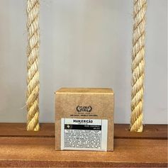 OLEO CORPORAL SOLIDO MANJERICAO - 150G - FLORA PURA