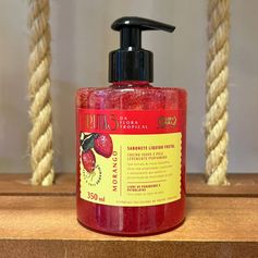SABONETE LIQUIDO DE MORANGO 350ML - FLORA PURA