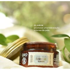 CREME HIDRATANTE FACIAL CLARIN 100G FLORA CARE
