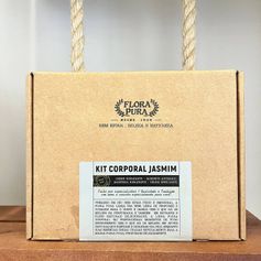 KIT CORPORAL DE JASMIM-590G-LINHA FLORA- FLORA PURA