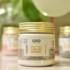 MASCARA FACIAL DE ARGILA BRANCA-180G