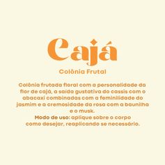 AGUA DE COLONIA DE CAJA 120ML VEGETAL DO BRASIL