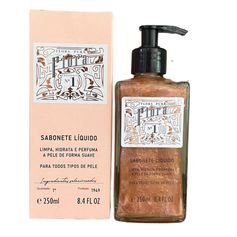 SABONETE LIQUIDO FLORA 1- 250ML - FLORA PURA