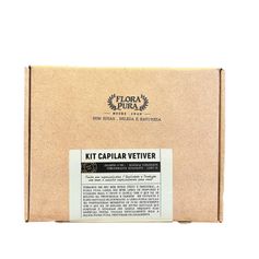 KIT CAPILAR VETIVER LINHA FLORA - FLORA PURA