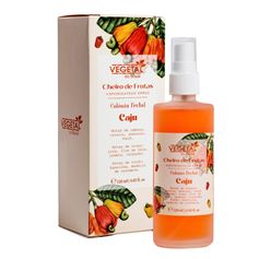AGUA DE COLONIA DE CAJU 120ML VEGETAL DO BRASIL