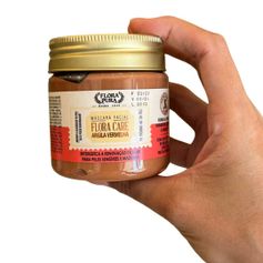 MASCARA FACIAL DE ARGILA VERMELHA -180G-FLORA PURA