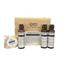 KIT VIAGEM FLOR DE LIMA - FLORA PURA